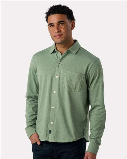 Custom Embroidered  Recover Eco Button Down Shirt EC650  