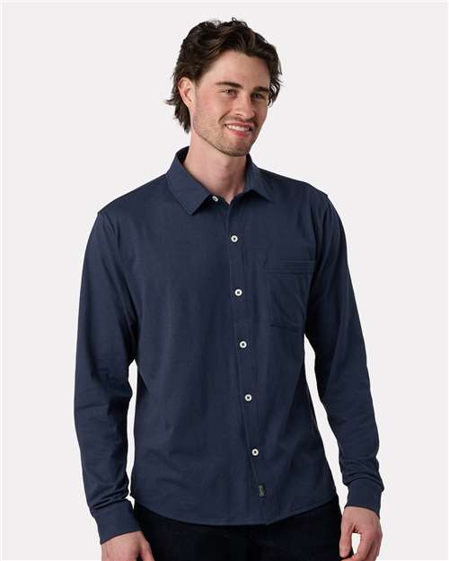 Custom Embroidered  Recover Eco Button Down Shirt EC650  