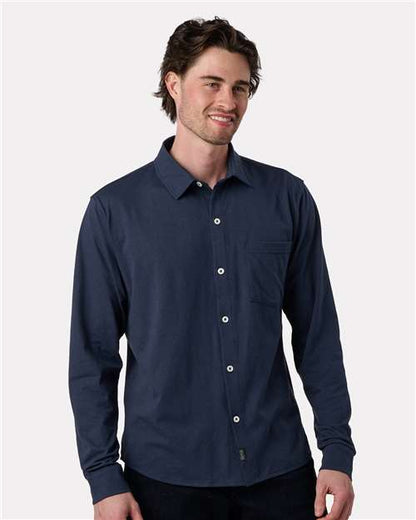 Custom Embroidered  Recover Eco Button Down Shirt EC650  
