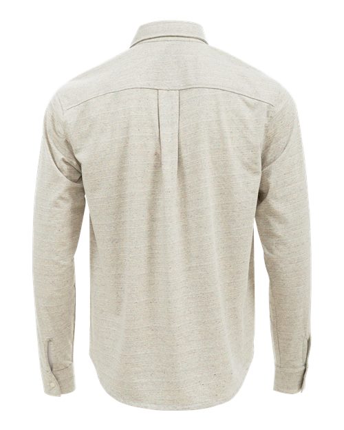 Custom EmbroideredRecover Unisex Eco Button Down Shirt 12382 Rainbow