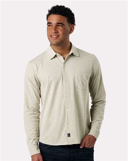Custom Embroidered  Recover Eco Button Down Shirt EC650  