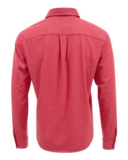 Custom EmbroideredRecover Unisex Eco Button Down Shirt 12382 Ruby