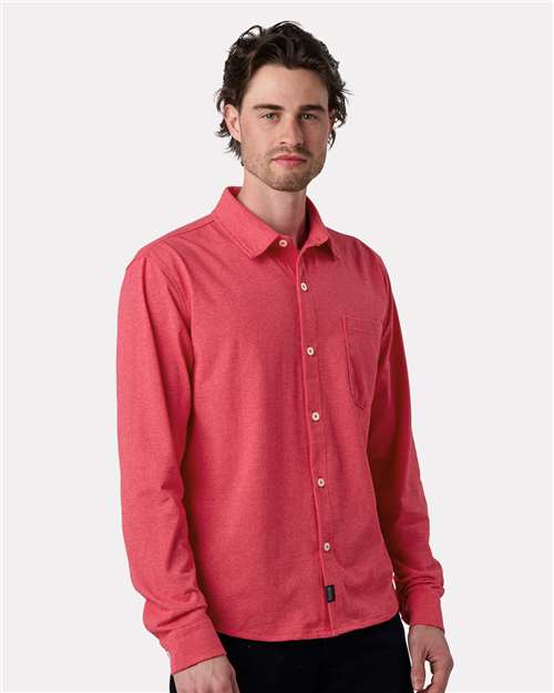 Custom Embroidered  Recover Eco Button Down Shirt EC650  