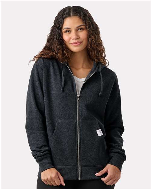 Custom EmbroideredRecover Unisex Full-Zip Hooded Sweatshirt 12387 Charcoal