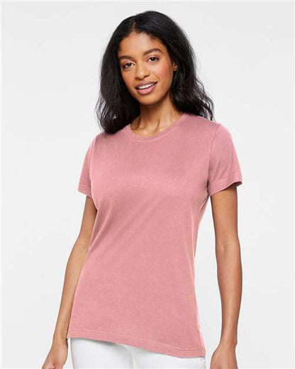 LAT Women's Fine Jersey Tee 3516 Vintage Mauvelous