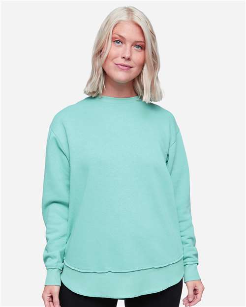 Live & Tell by LAT Women's Weekend Crewneck Sweatshirt 11158