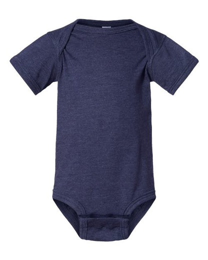 Rabbit Skins Infant Fine Jersey Bodysuit 4424 Vintage True Navy