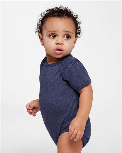 Rabbit Skins Infant Fine Jersey Bodysuit 4424 Vintage True Navy