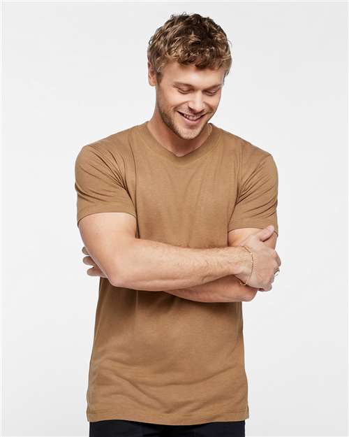 Custom Embroidered  LAT Bamboo Tee 6904  