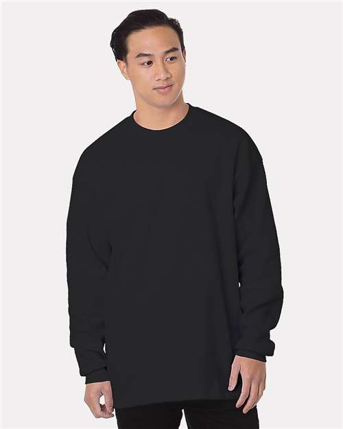 Bayside Unisex USA-Made Heavyweight Waffle Knit Thermal 8205