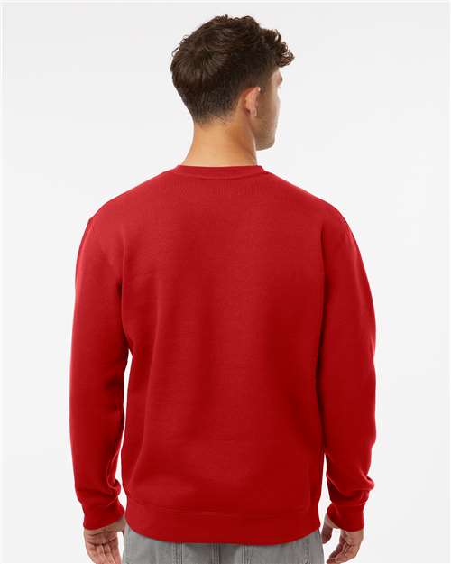 Independent Trading Co. Heavyweight Crewneck Sweatshirt IND3000 Red