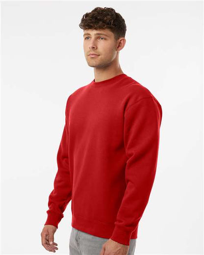 Independent Trading Co. Heavyweight Crewneck Sweatshirt IND3000 Red