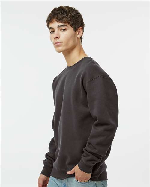 Independent Trading Co. Heavyweight Crewneck Sweatshirt IND3000 Asphalt