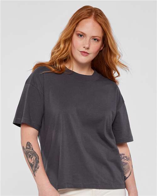 Custom Embroidered  LAT Relaxed Crew Tee 3520  