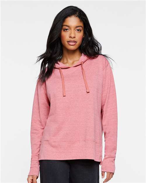 Custom Embroidered  LAT Women's Vintage Wash Hoodie 3536  