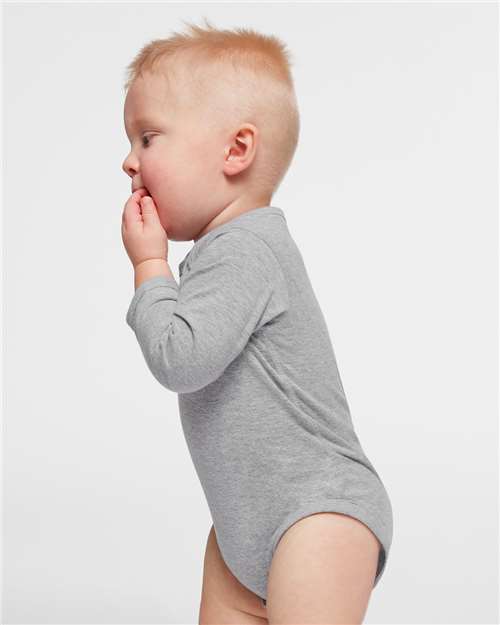 Rabbit Skins Infant Fine Jersey Long Sleeve Bodysuit 4421