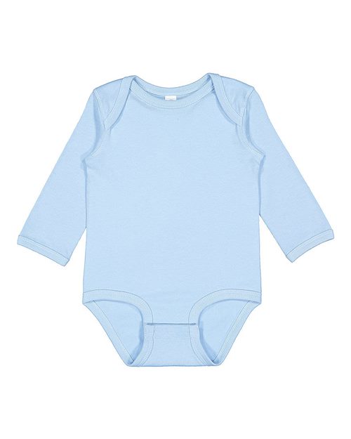 Rabbit Skins Infant Fine Jersey Long Sleeve Bodysuit 4421
