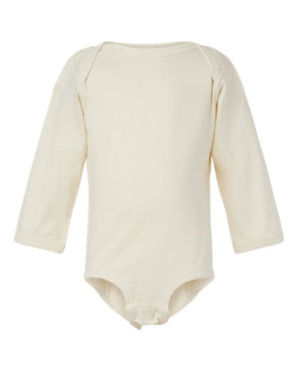 Rabbit Skins Infant Fine Jersey Long Sleeve Bodysuit 4421
