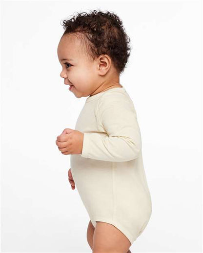 Rabbit Skins Infant Fine Jersey Long Sleeve Bodysuit 4421