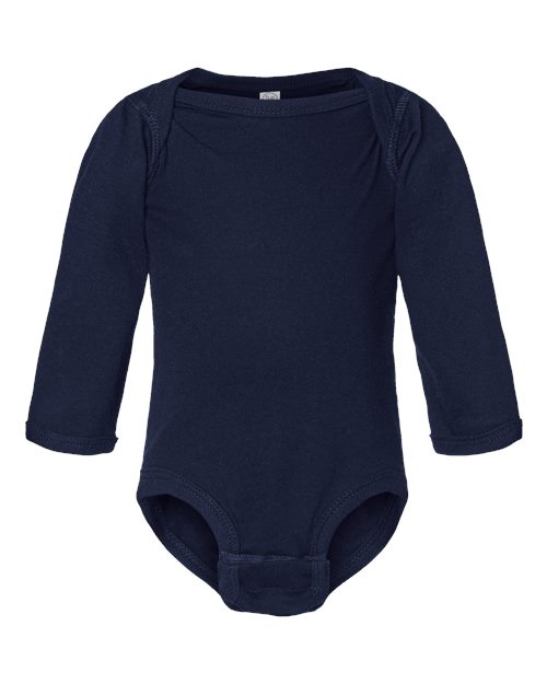 Rabbit Skins Infant Fine Jersey Long Sleeve Bodysuit 4421