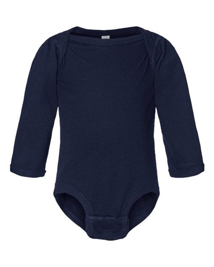 Rabbit Skins Infant Fine Jersey Long Sleeve Bodysuit 4421