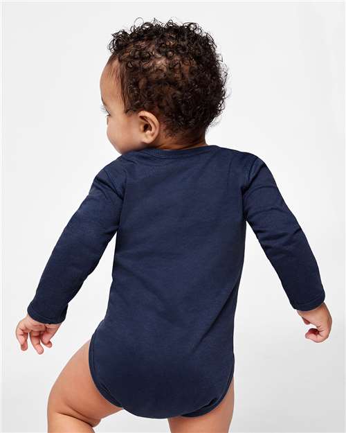Rabbit Skins Infant Fine Jersey Long Sleeve Bodysuit 4421