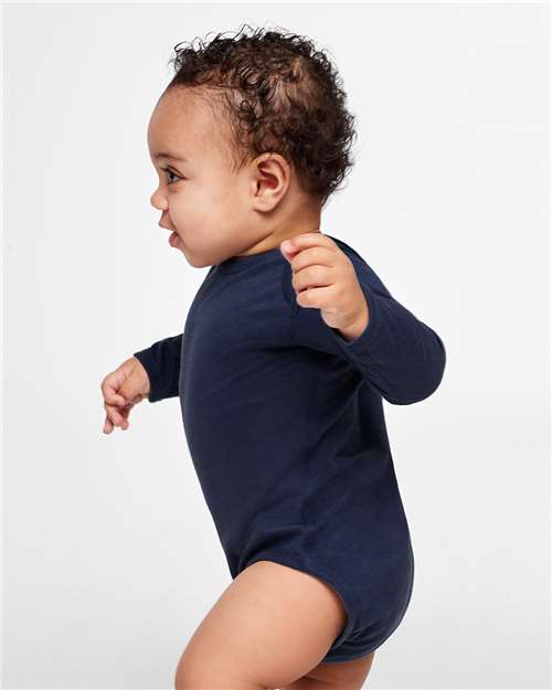Rabbit Skins Infant Fine Jersey Long Sleeve Bodysuit 4421