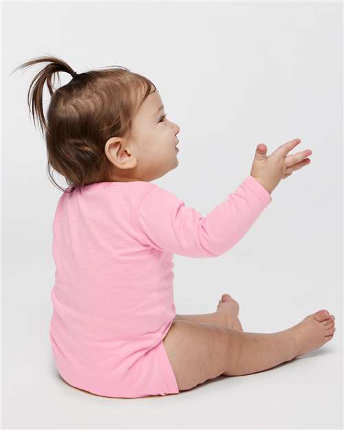 Rabbit Skins Infant Fine Jersey Long Sleeve Bodysuit 4421