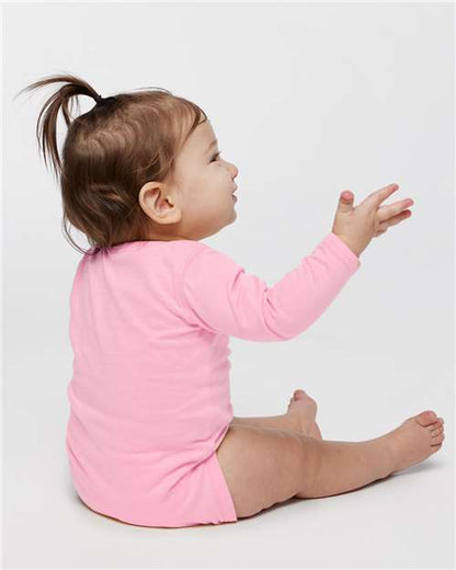Rabbit Skins Infant Fine Jersey Long Sleeve Bodysuit 4421