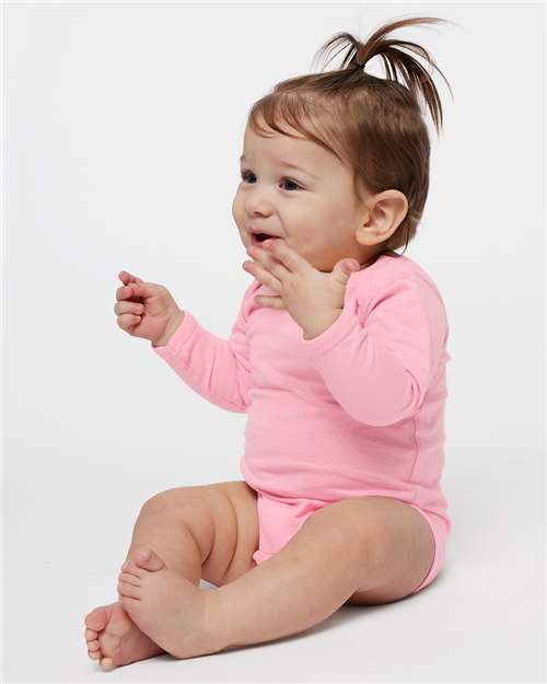 Rabbit Skins Infant Fine Jersey Long Sleeve Bodysuit 4421