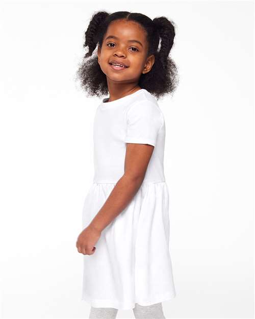 Rabbit Skins Toddler Fine Jersey Dress 5333