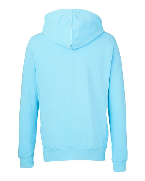 J. America Pigment-Dyed Fleece Hooded Sweatshirt 8730