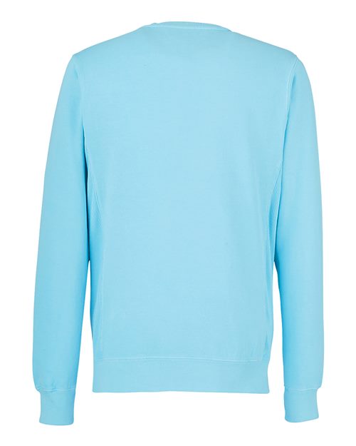 J. America Pigment-Dyed Fleece Crewneck Sweatshirt 8731