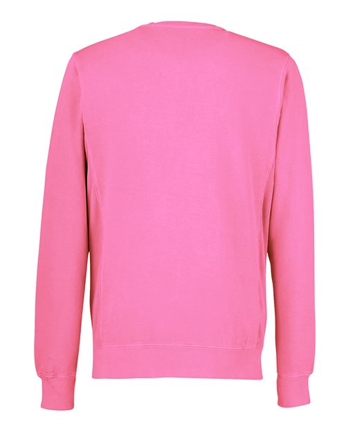 J. America Pigment-Dyed Fleece Crewneck Sweatshirt 8731