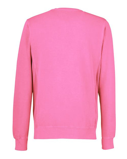 J. America Pigment-Dyed Fleece Crewneck Sweatshirt 8731