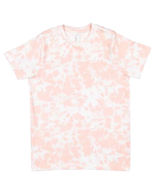 LAT Youth Fine Jersey Tee 6101 Rose Tie Dye