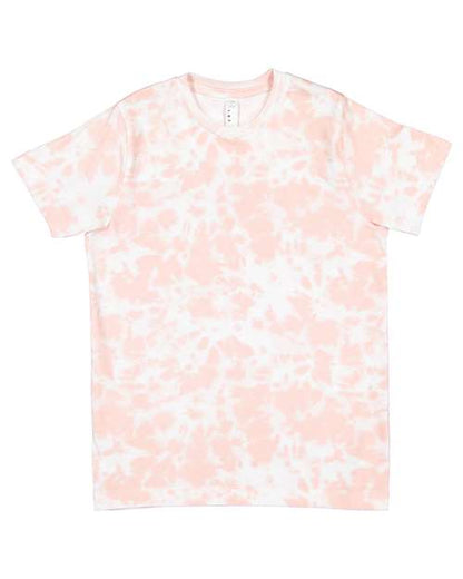 LAT Youth Fine Jersey Tee 6101 Rose Tie Dye