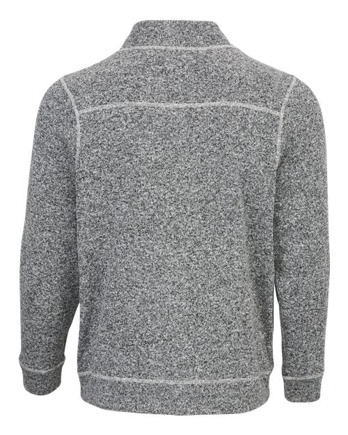 Custom EmbroideredBoxercraft Men's Alpine Quarter-Zip Pullover 12415 Black Heather