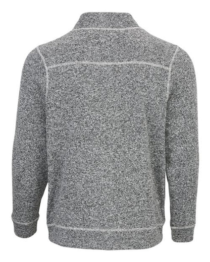 Custom EmbroideredBoxercraft Men's Alpine Quarter-Zip Pullover 12415 Black Heather
