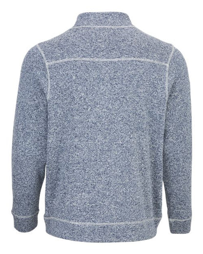 Custom EmbroideredBoxercraft Men's Alpine Quarter-Zip Pullover 12415 Navy Heather