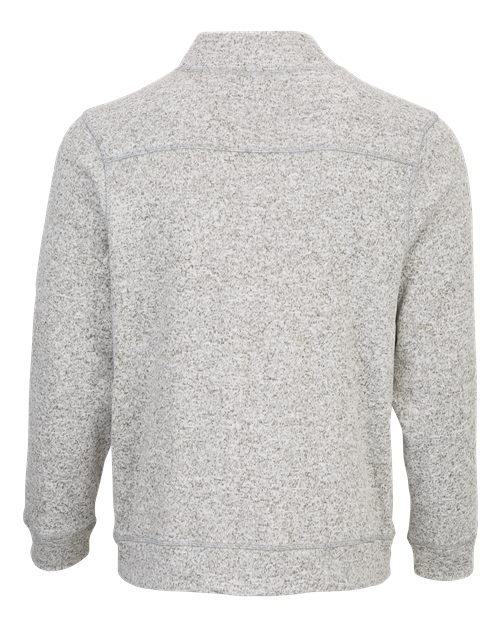 Custom EmbroideredBoxercraft Men's Alpine Quarter-Zip Pullover 12415 Oxford Heather