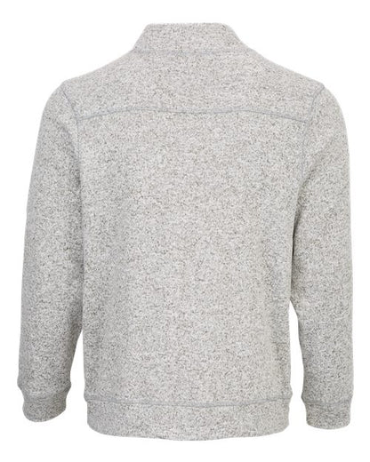 Custom EmbroideredBoxercraft Men's Alpine Quarter-Zip Pullover 12415 Oxford Heather