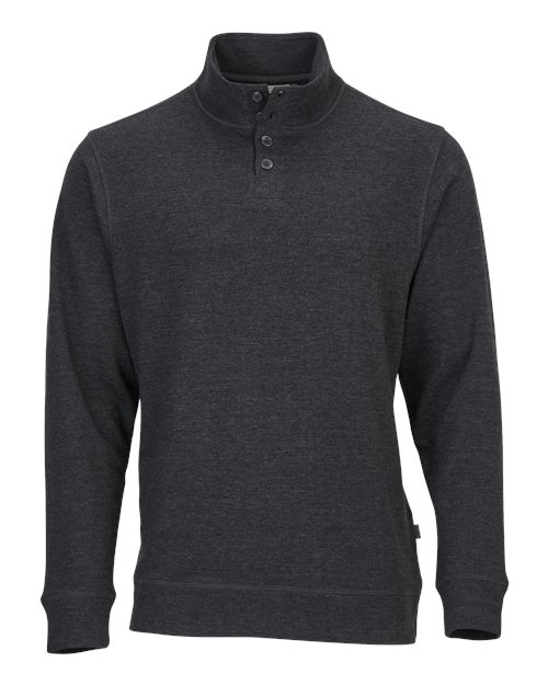Boxercraft Men's French Terry Button Pullover BM5209