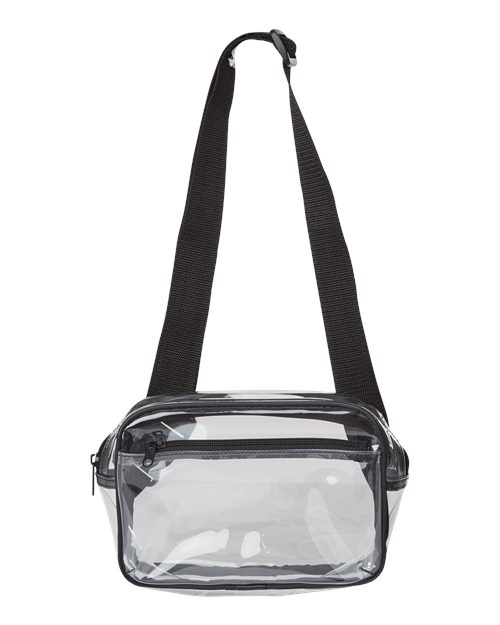 Liberty Bags Clear Stadium 2-Pocket Fanny Pack/Crossbody Bag 5778