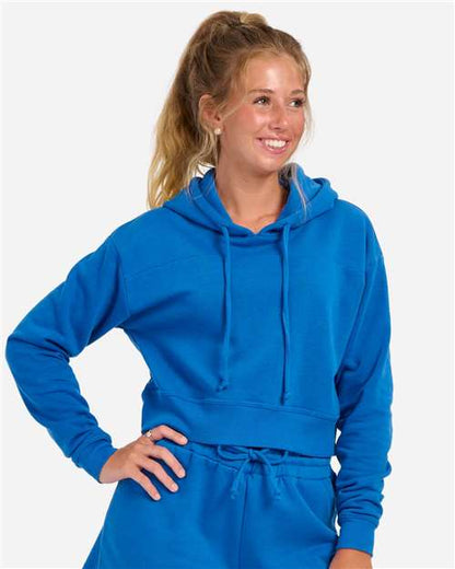 Boxercraft Women's Cropped Fleece Hooded Sweatshirt 12367