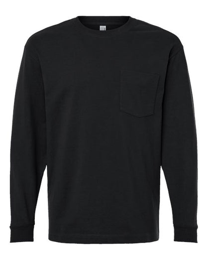 American Apparel Super Heavyweight Long Sleeve Pocket Tee 9410