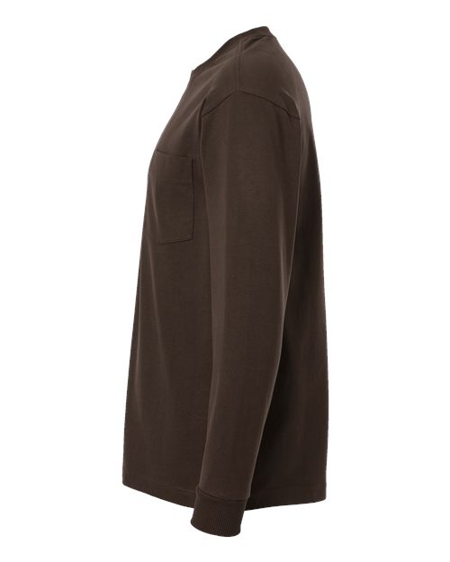 American Apparel Super Heavyweight Long Sleeve Pocket Tee 9410