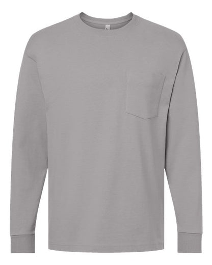 American Apparel Super Heavyweight Long Sleeve Pocket Tee 9410