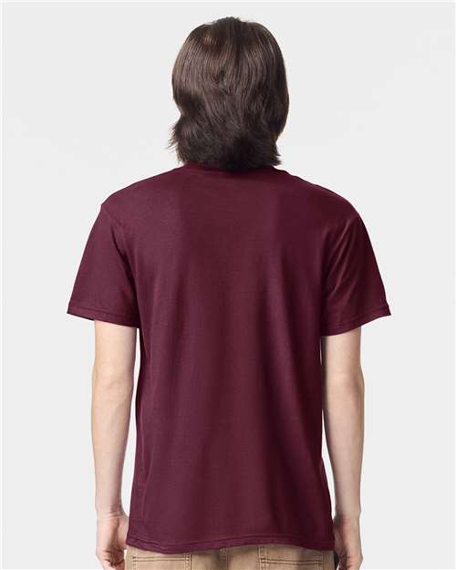 American Apparel Fine Jersey Tee 2001 Burgundy