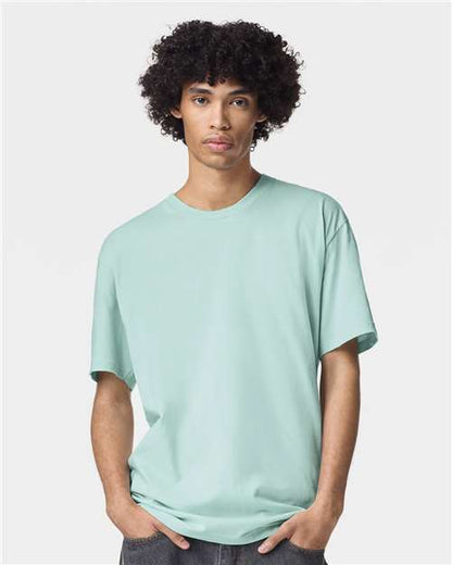 Custom Embroidered  American Apparel Fine Jersey Tee 2001 Sea Spray